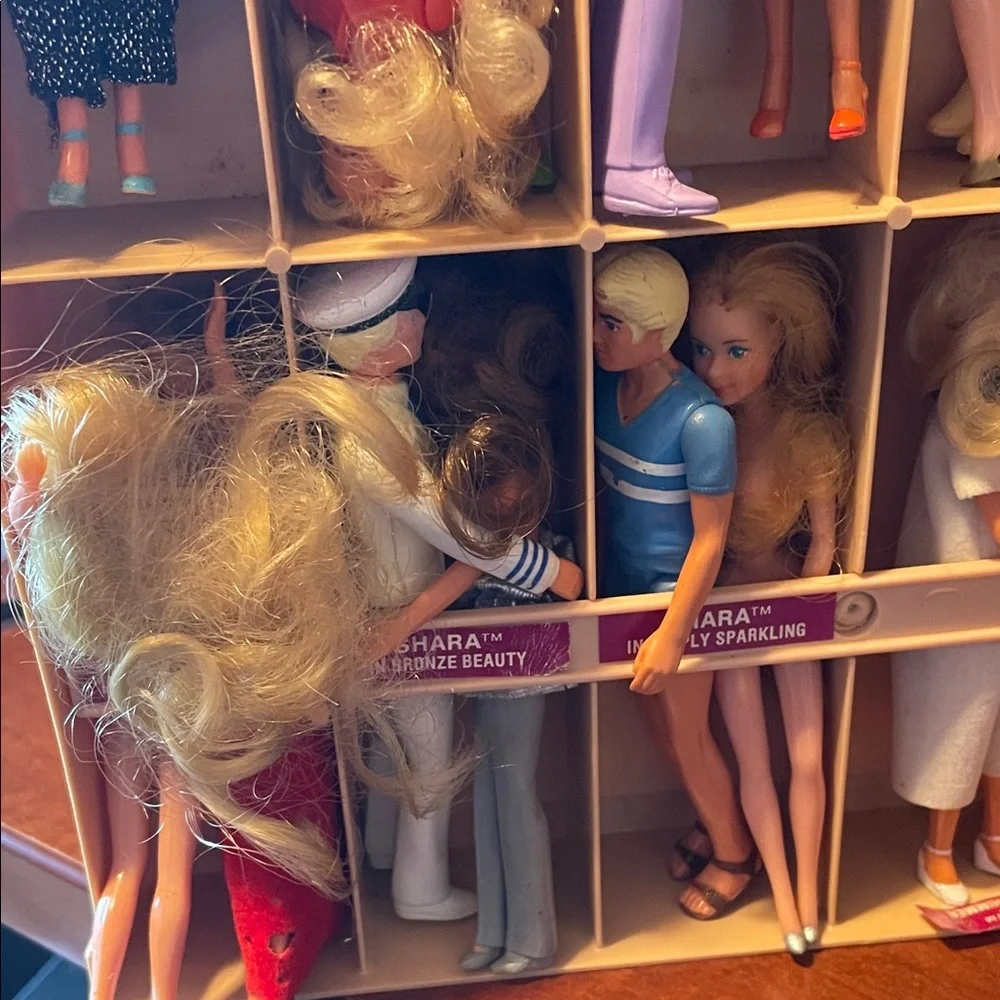 Kenner Glamour Gals Showplace Case Vintage lot mini dolls - Picture 9 of 16